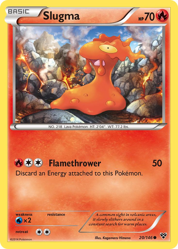 Slugma (20/146) [XY: Base Set] | RetroPlay Games