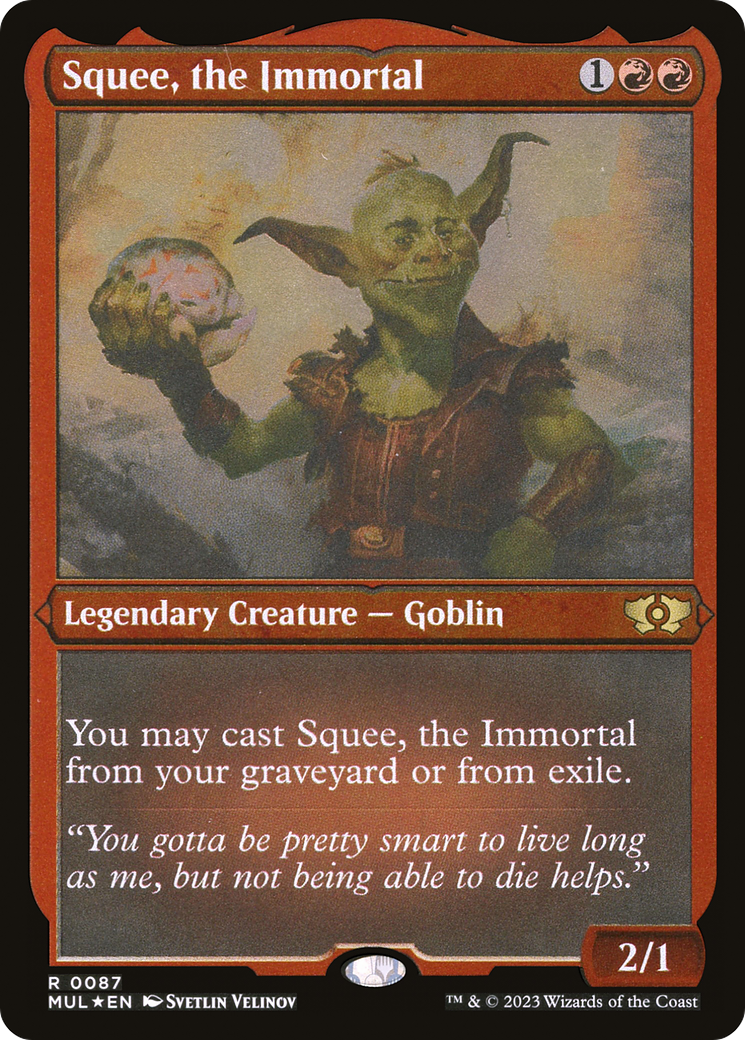 Squee, the Immortal (Foil Etched) [Multiverse Legends] | RetroPlay Games