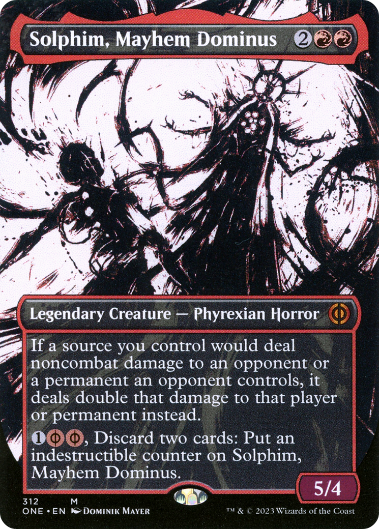 Solphim, Mayhem Dominus (Borderless Ichor) [Phyrexia: All Will Be One] | RetroPlay Games