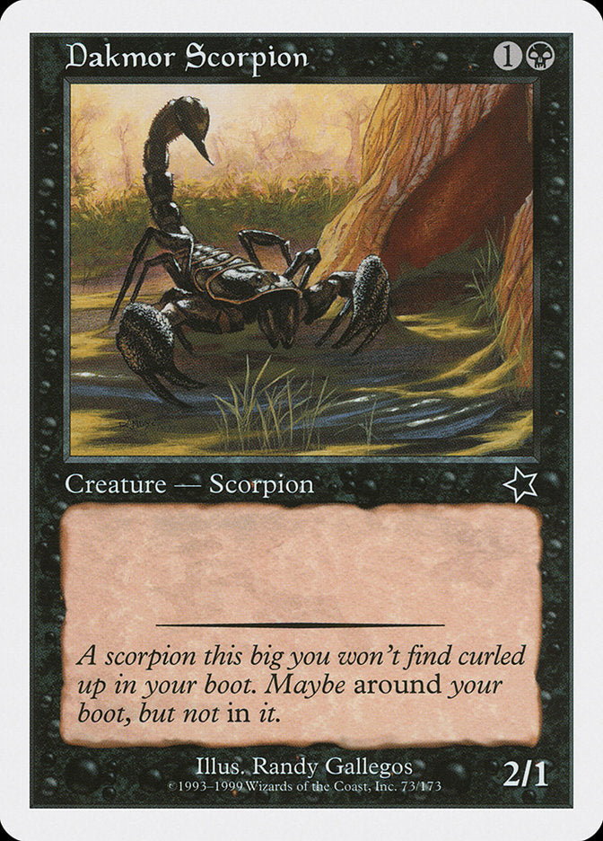 Dakmor Scorpion [Starter 1999] | RetroPlay Games