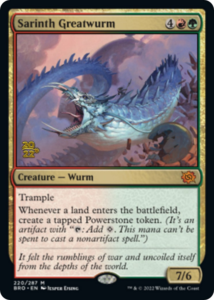 Sarinth Greatwurm [The Brothers' War: Prerelease Promos] | RetroPlay Games