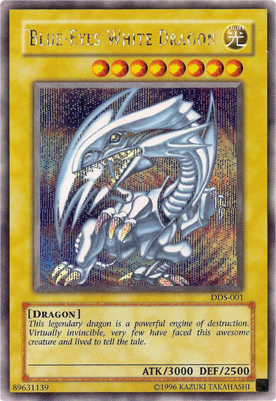 Blue-Eyes White Dragon (Dark Duel Stories) [DDS-001] Secret Rare | RetroPlay Games