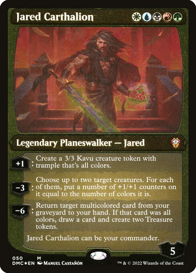 Jared Carthalion (Showcase Display Commander) [Dominaria United Commander] | RetroPlay Games