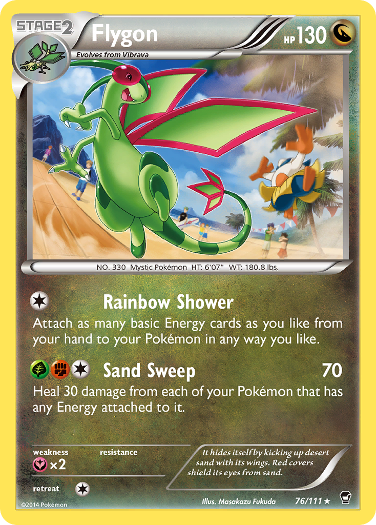 Flygon (76/111) [XY: Furious Fists] | RetroPlay Games