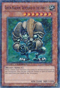 Green Baboon, Defender of the Forest [DT03-EN057] Common | RetroPlay Games