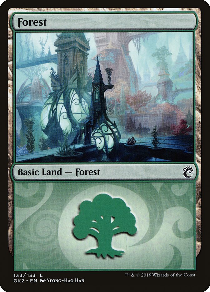 Forest (133) [Ravnica Allegiance Guild Kit] | RetroPlay Games