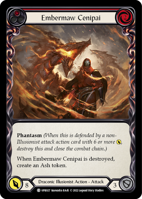 Embermaw Cenipai (Red) [UPR027] (Uprising)  Rainbow Foil | RetroPlay Games