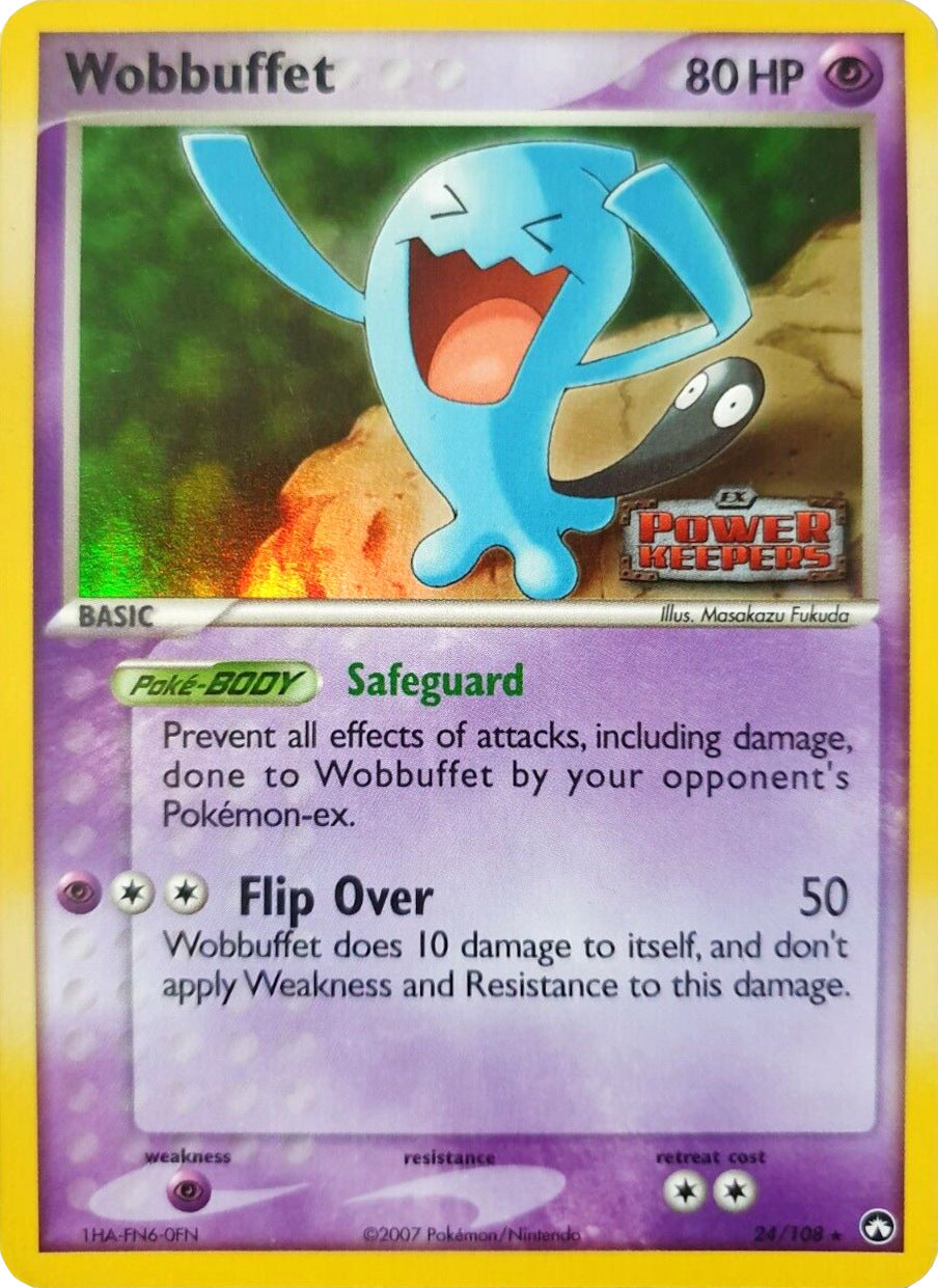 Wobbuffet (24/108) (Stamped) [EX: Power Keepers] | RetroPlay Games