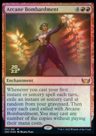 Arcane Bombardment [Streets of New Capenna Prerelease Promos] | RetroPlay Games