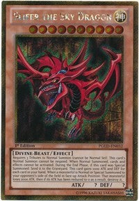 Slifer the Sky Dragon [PGLD-EN032] Gold Secret Rare | RetroPlay Games