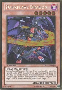 Darkflare Dragon [PGLD-EN040] Gold Rare | RetroPlay Games