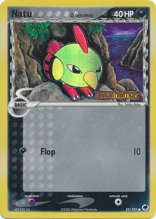 Natu (55/101) (Delta Species) (Stamped) [EX: Dragon Frontiers] | RetroPlay Games