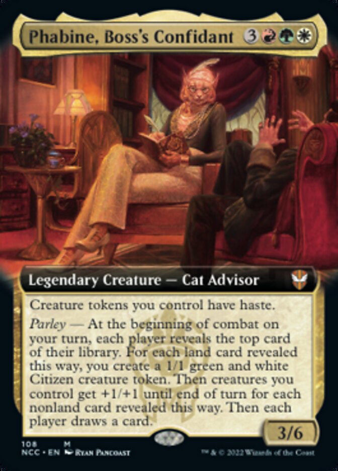 Phabine, Boss's Confidant (Extended Art) [Streets of New Capenna Commander] | RetroPlay Games