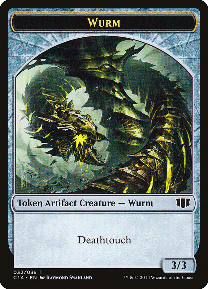 Wurm (032/036) // Goat Double-sided Token [Commander 2014 Tokens] | RetroPlay Games