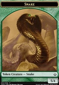 Snake // Zombie Double-sided Token [Hour of Devastation Tokens] | RetroPlay Games