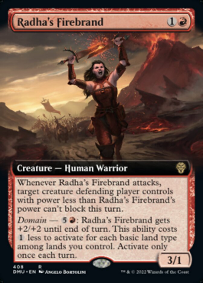 Radha's Firebrand (Extended Art) [Dominaria United] | RetroPlay Games