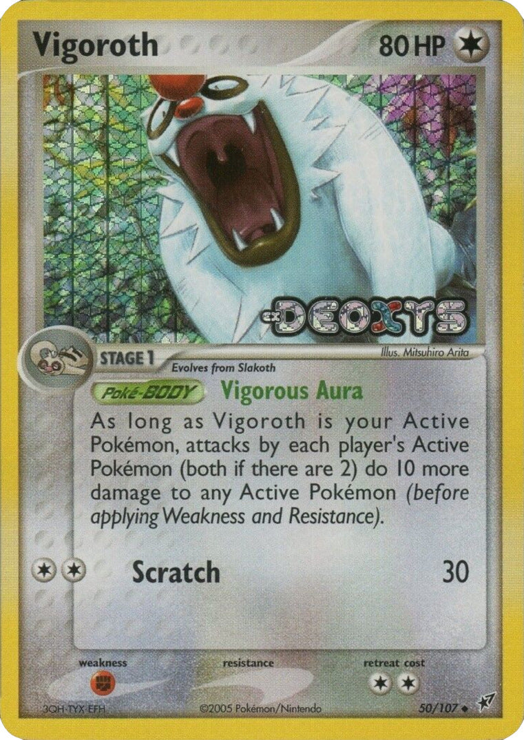 Vigoroth (50/107) (Stamped) [EX: Deoxys] | RetroPlay Games