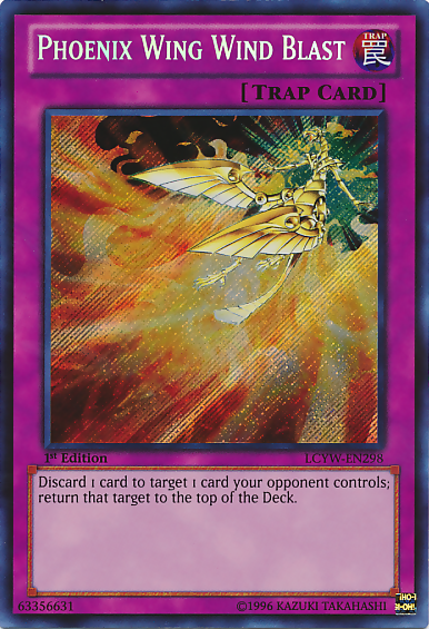 Phoenix Wing Wind Blast [LCYW-EN298] Secret Rare | RetroPlay Games