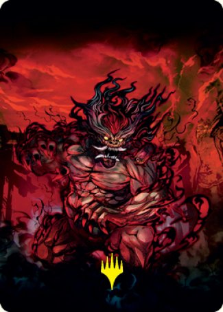 Vessel of the All-Consuming Art Card (Gold-Stamped Signature) [Kamigawa: Neon Dynasty Art Series] | RetroPlay Games