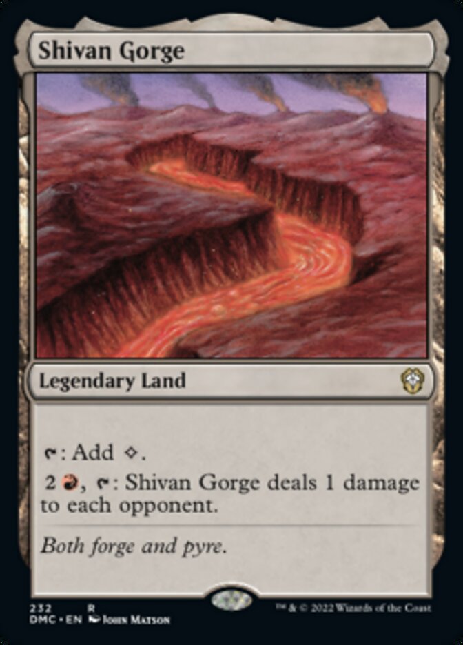 Shivan Gorge [Dominaria United Commander] | RetroPlay Games