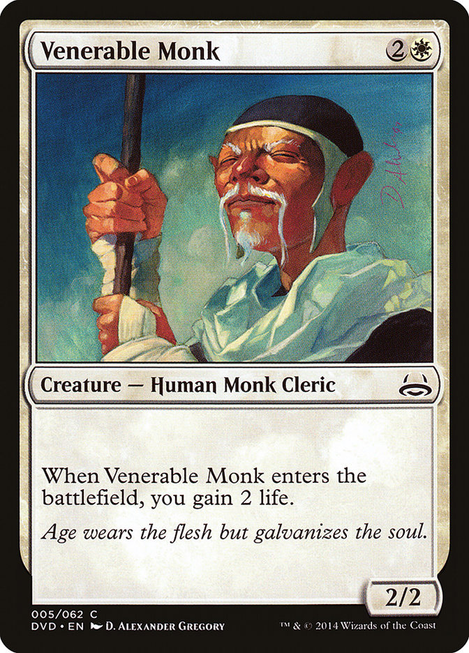 Venerable Monk (Divine vs. Demonic) [Duel Decks Anthology] | RetroPlay Games