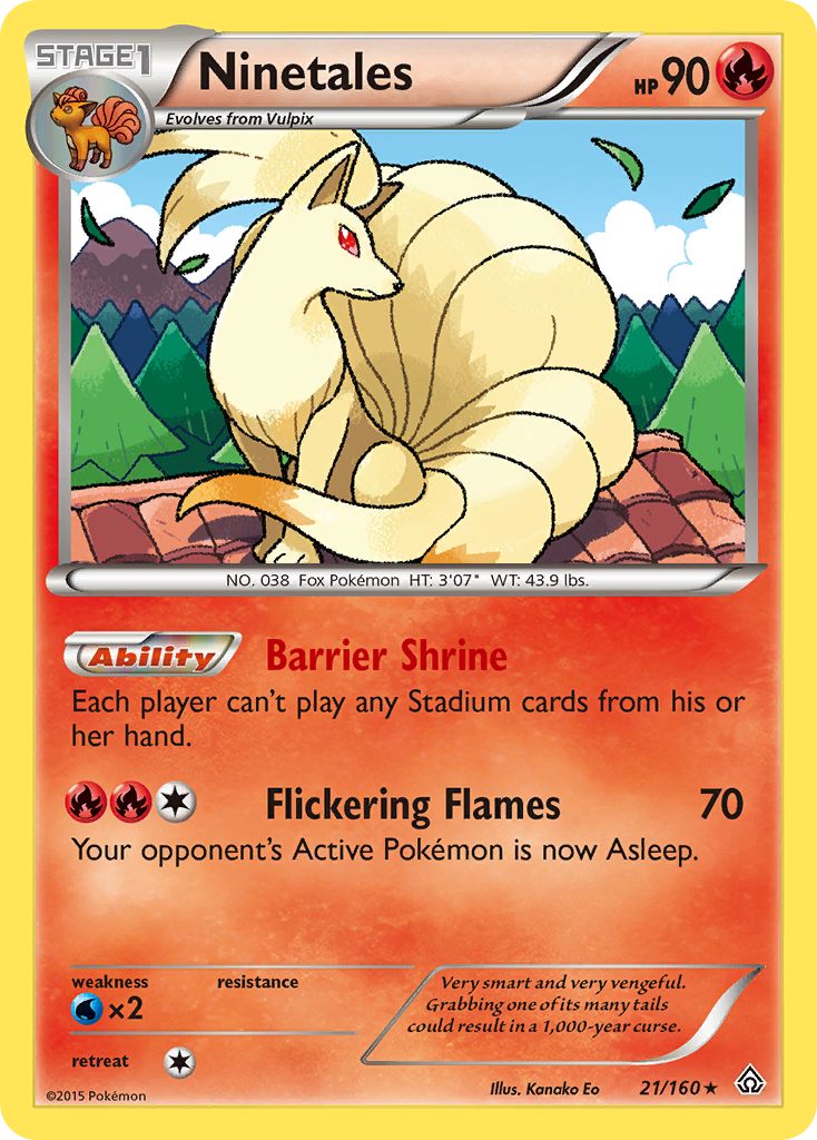 Ninetales (21/160) [XY: Primal Clash] | RetroPlay Games