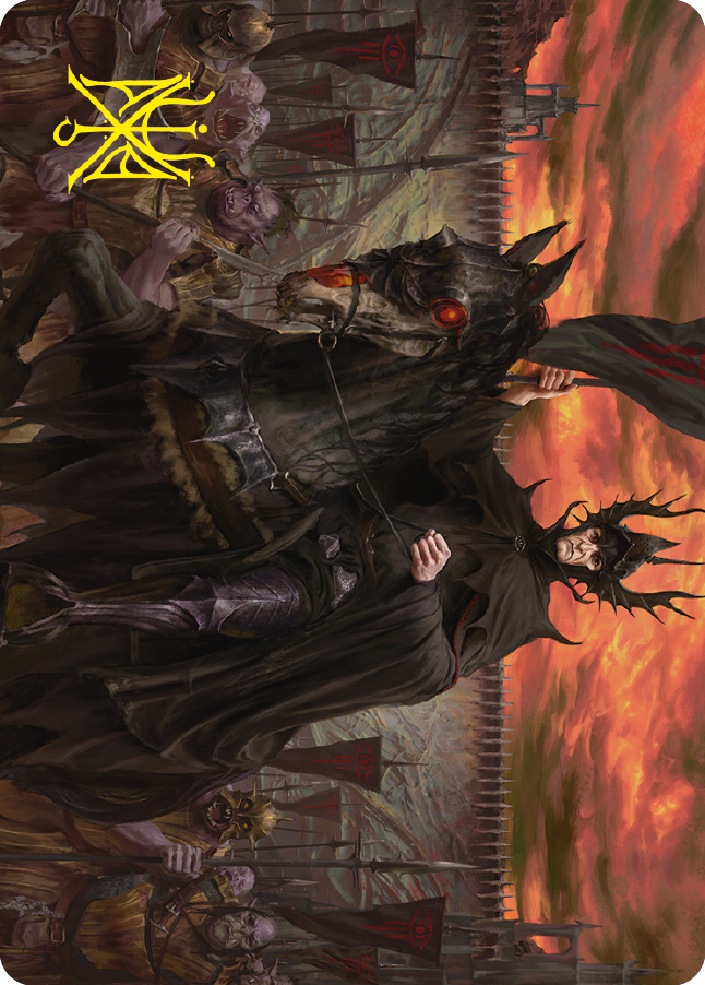 The Mouth of Sauron Art Card (Gold-Stamped Signature) [The Lord of the Rings: Tales of Middle-earth Art Series] | RetroPlay Games