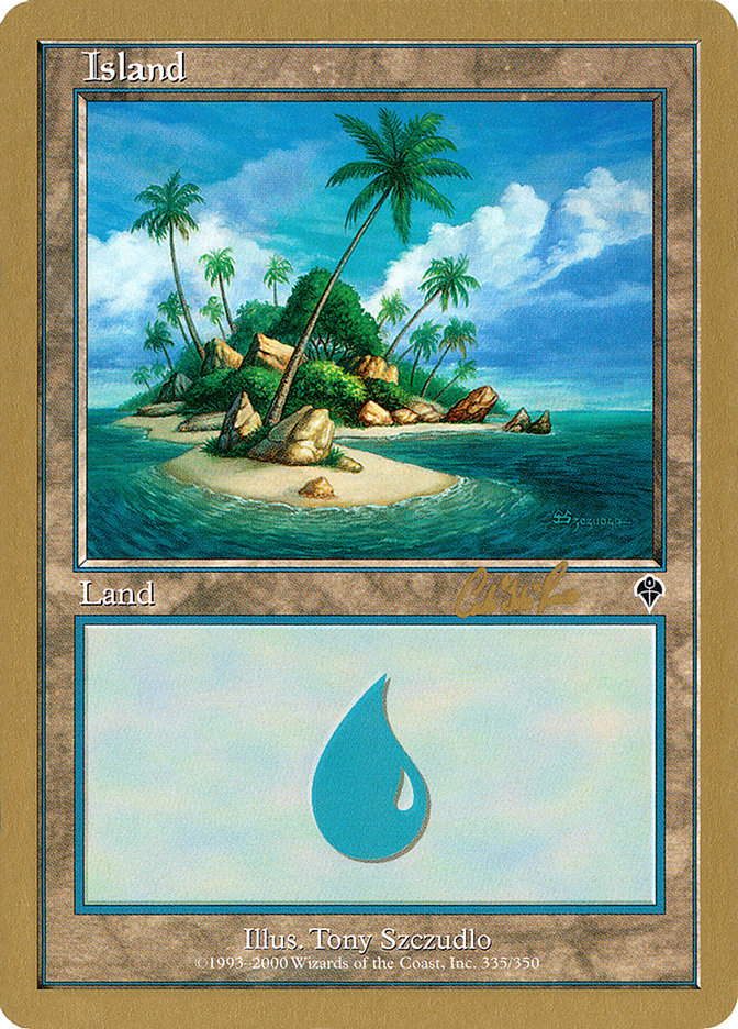 Island (cr335a) (Carlos Romao) [World Championship Decks 2002] | RetroPlay Games