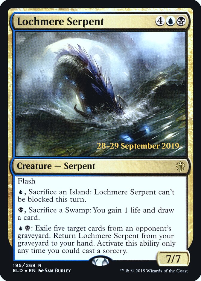 Lochmere Serpent  [Throne of Eldraine Prerelease Promos] | RetroPlay Games