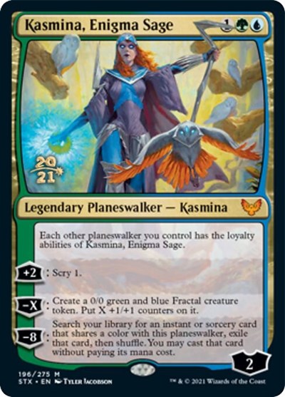 Kasmina, Enigma Sage [Strixhaven: School of Mages Prerelease Promos] | RetroPlay Games