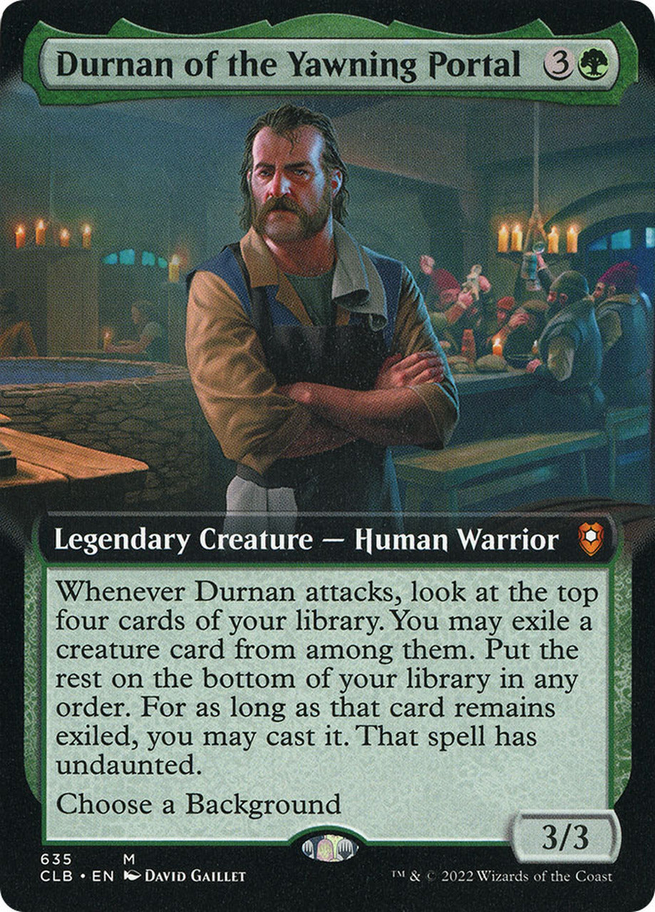 Durnan of the Yawning Portal (Extended Art) [Commander Legends: Battle for Baldur's Gate] | RetroPlay Games