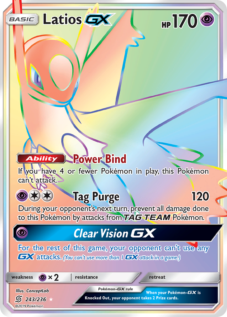 Latios GX (243/236) [Sun & Moon: Unified Minds] | RetroPlay Games