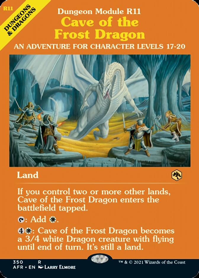 Cave of the Frost Dragon (Dungeon Module) [Dungeons & Dragons: Adventures in the Forgotten Realms] | RetroPlay Games