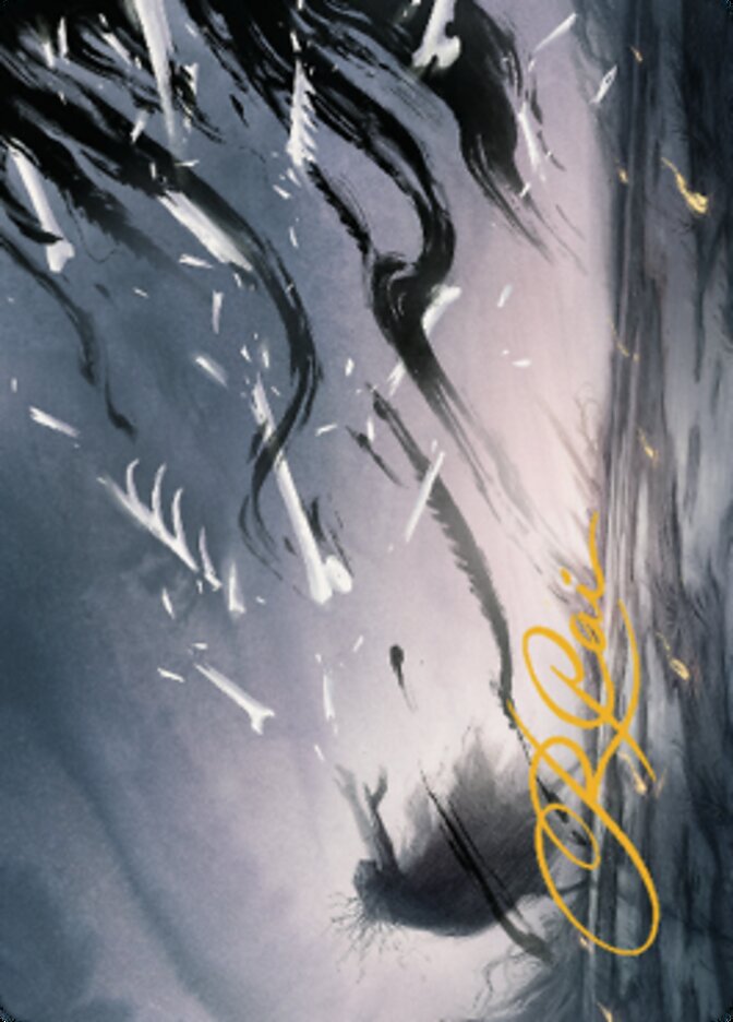Shadow Prophecy Art Card (Gold-Stamped Signature) [Dominaria United Art Series] | RetroPlay Games