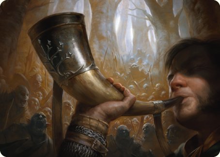 Horn of Gondor Art Card [The Lord of the Rings: Tales of Middle-earth Art Series] | RetroPlay Games