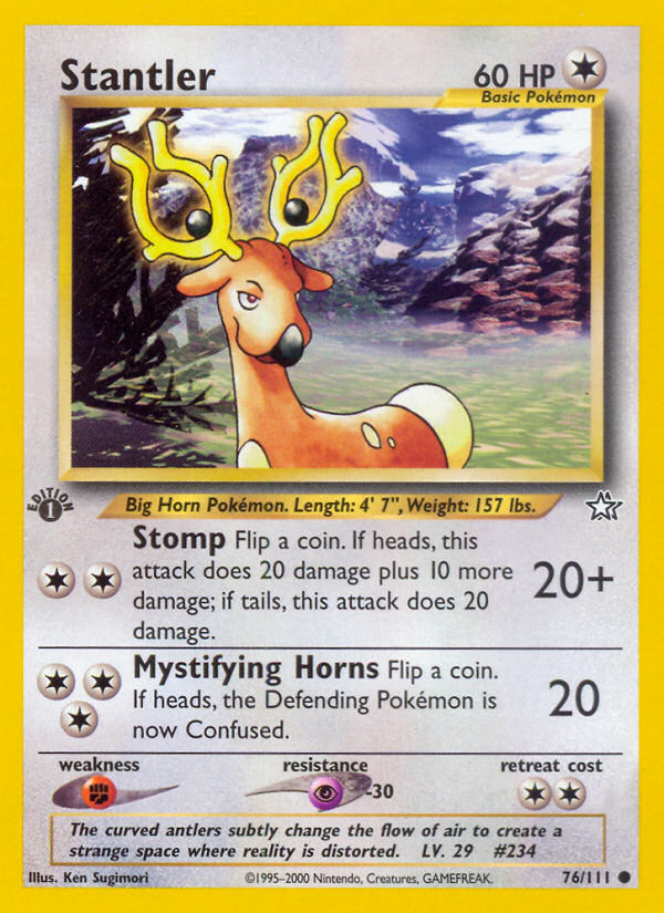 Stantler (76/111) [Neo Genesis 1st Edition] | RetroPlay Games