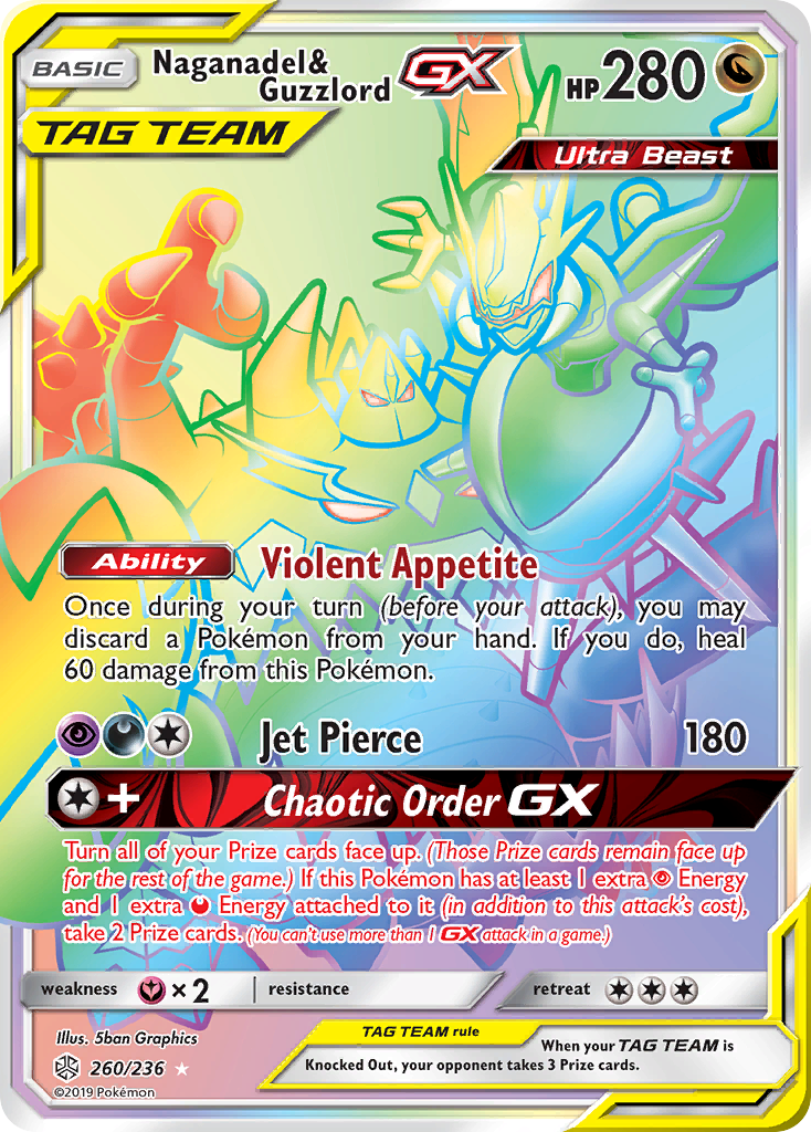 Naganadel & Guzzlord GX (260/236) [Sun & Moon: Cosmic Eclipse] | RetroPlay Games