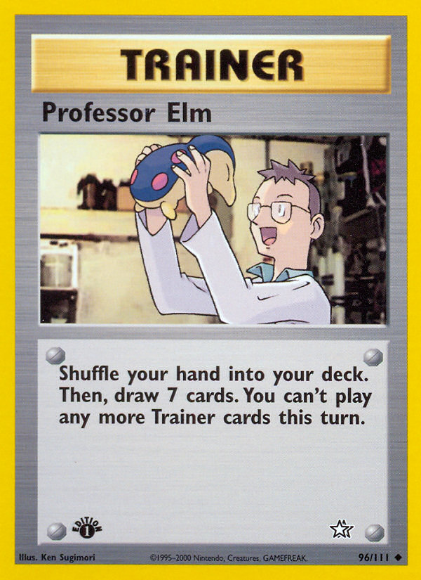 Professor Elm (96/111) [Neo Genesis 1st Edition] | RetroPlay Games