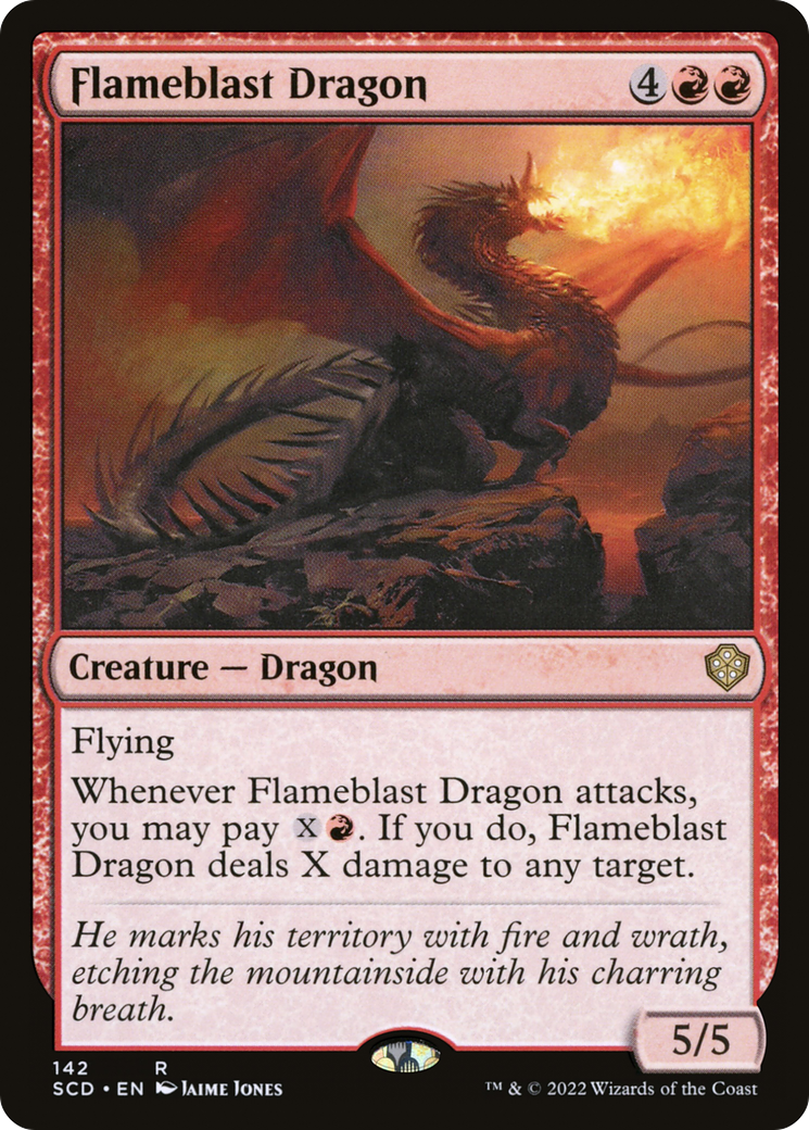 Flameblast Dragon [Starter Commander Decks] | RetroPlay Games