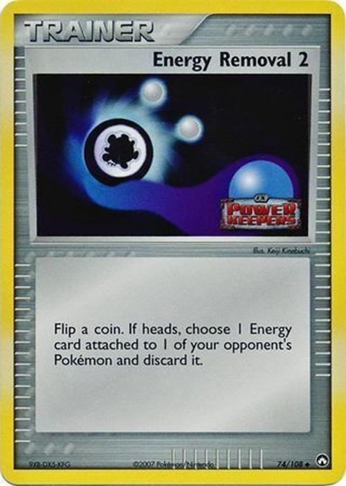 Energy Removal 2 (74/108) (Stamped) [EX: Power Keepers] | RetroPlay Games