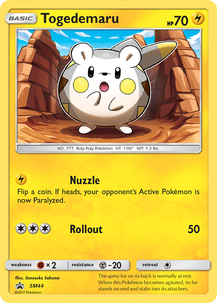 Togedemaru (SM44) [Sun & Moon: Black Star Promos] | RetroPlay Games