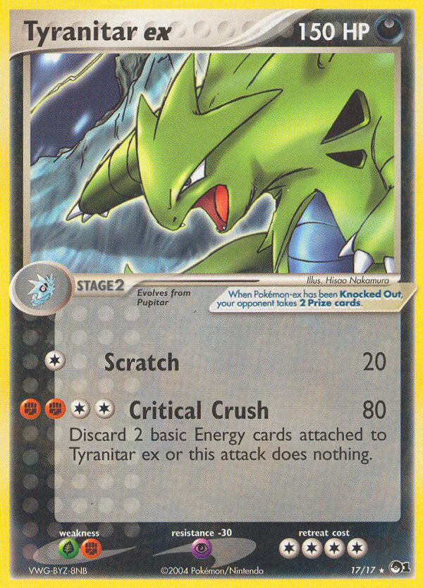 Tyranitar ex (17/17) [POP Series 1] | RetroPlay Games