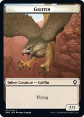 Zombie Knight // Griffin Double-sided Token [Dominaria United Commander Tokens] | RetroPlay Games