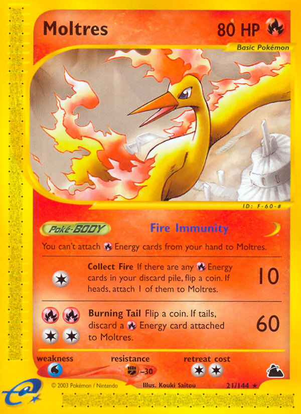 Moltres (21/144) [Skyridge] | RetroPlay Games