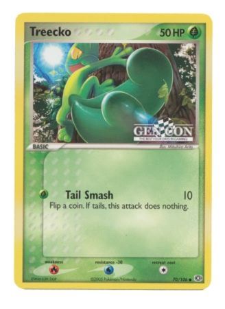 Treecko (70/106) (Gen Con The Best Four Days in Gaming Promo) [EX: Emerald] | RetroPlay Games