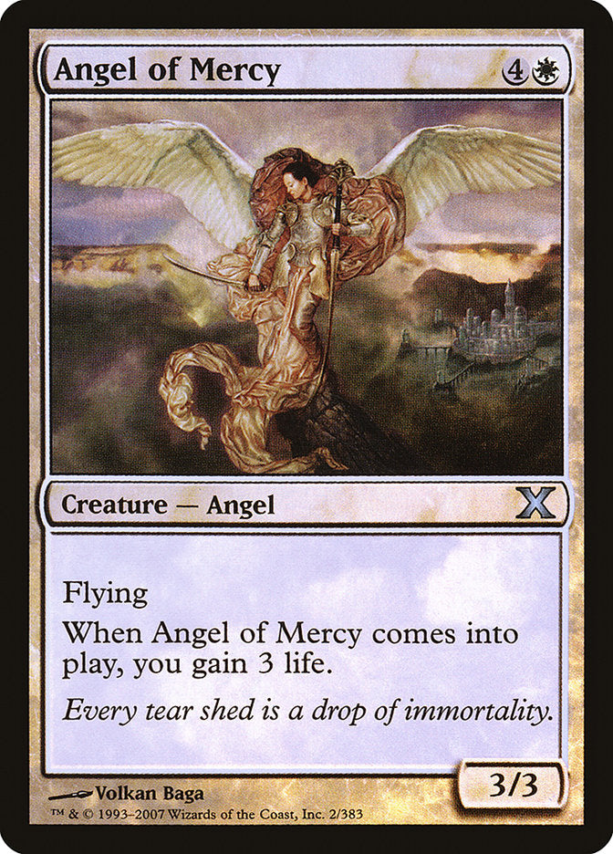 Angel of Mercy (Premium Foil) [Tenth Edition] | RetroPlay Games