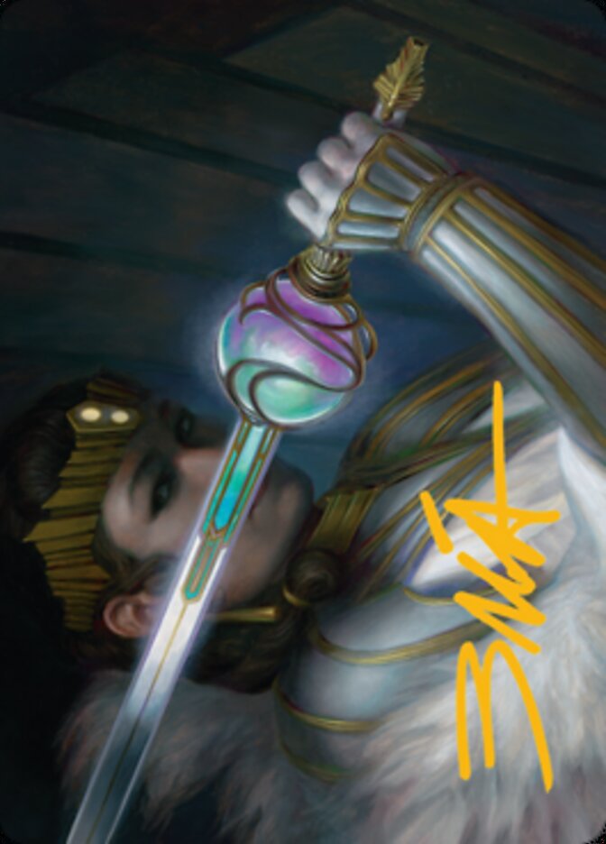 Luxior, Giada's Gift Art Card (Gold-Stamped Signature) [Streets of New Capenna Art Series] | RetroPlay Games