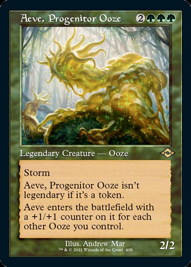 Aeve, Progenitor Ooze (Retro Foil Etched) [Modern Horizons 2] | RetroPlay Games