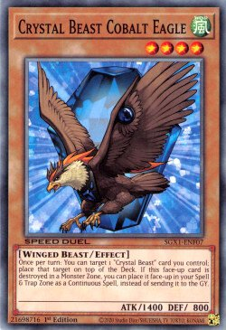 Crystal Beast Cobalt Eagle [SGX1-ENF07] Common | RetroPlay Games