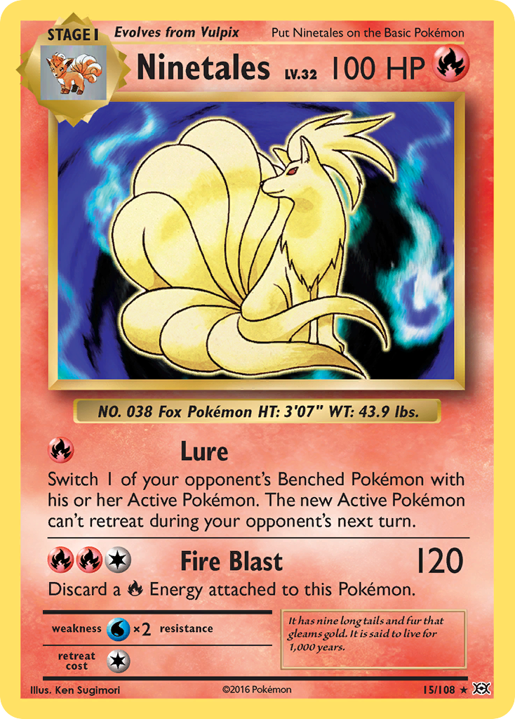 Ninetales (15/108) [XY: Evolutions] | RetroPlay Games